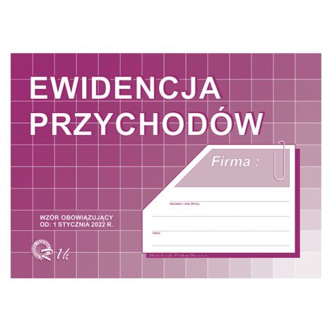 Druk MiP Ewidencja Przychodów od 2022 A5/32